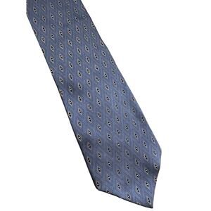 Vintage Bill Blass Blue Silk Necktie